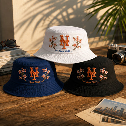 All Teams Embroidery Bucket Hat Baseball  Embroidery Bucket Hat With Logo and Flower Custom- 5to9vibe