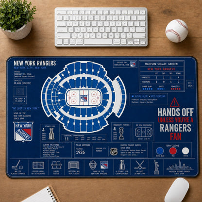 All Hockey Stadiums Arena Blueprint Desk Mat Mouse Pad Plus Size Trending - 5to9vibe