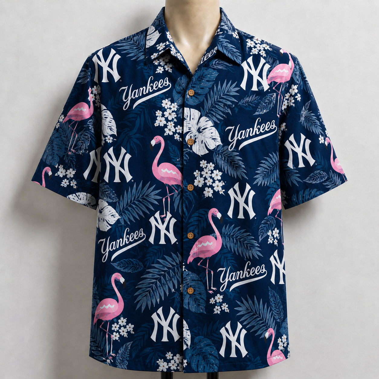All Baseball Teams Flamingo Hawaiian Shirt | Tropical Baseball Button Up Unisex Hawaiian Shirt For Men and Women