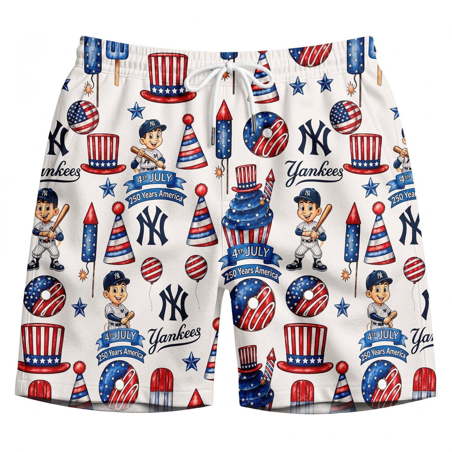All Baseball Team 4th July 250 Years Anniversary America Premium Unisex Hawaiian Shirt For Men and Women