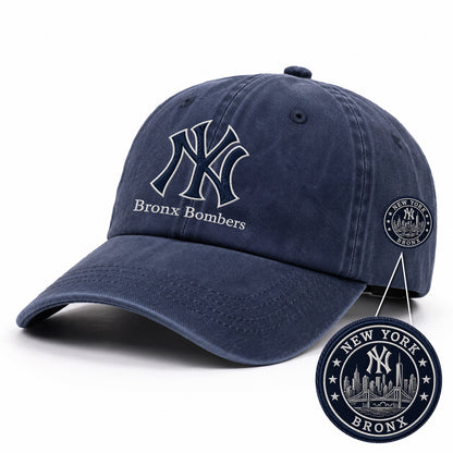 Baseball Team Slogan Cap All Teams Embroidered Logo Premium Wash Cap