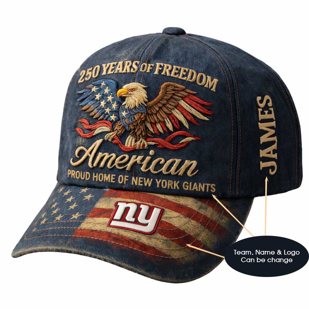 250th Anniversary USA Hat Vintage Eagle 250 Year American Anniversary Patriotic Unisex Baseball Cap