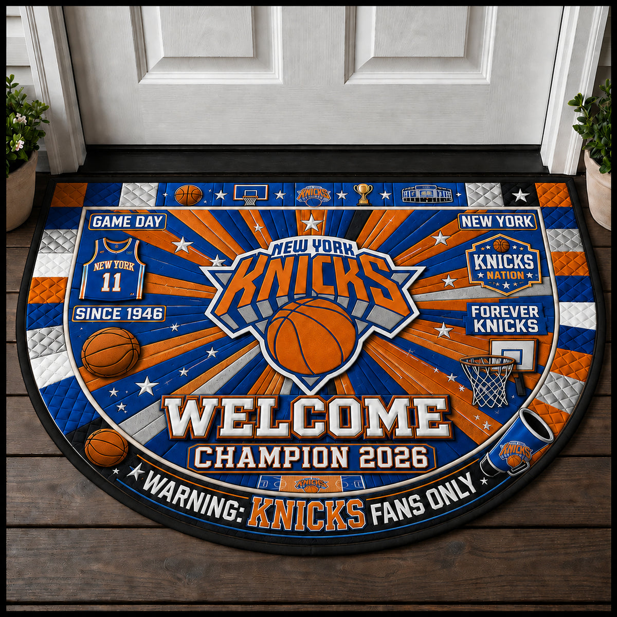 BB All Teams Custom Premium Welcome Mat – Personalized  Doormat