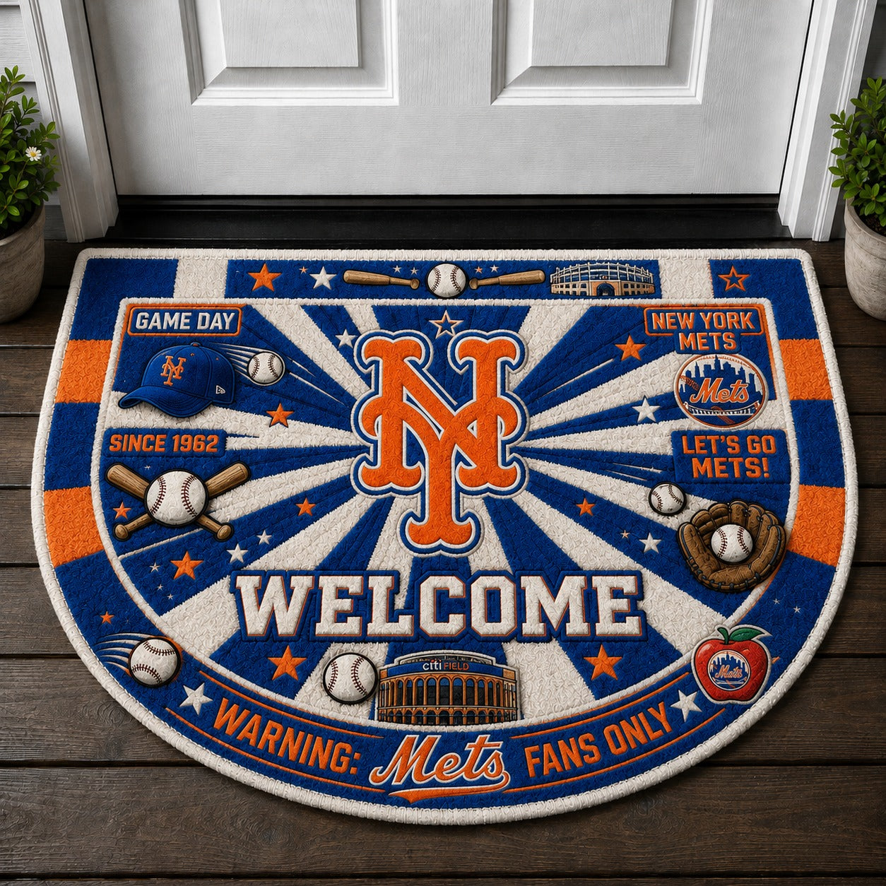 Football All Teams Custom Premium Welcome Mat – Personalized Doormat
