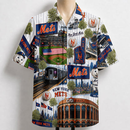 All Baseball Teams Iconic 2 Moments Aloha Shirt for Baseball Fans Button-Up Unisex Hawaiian Shirt For Men and Women