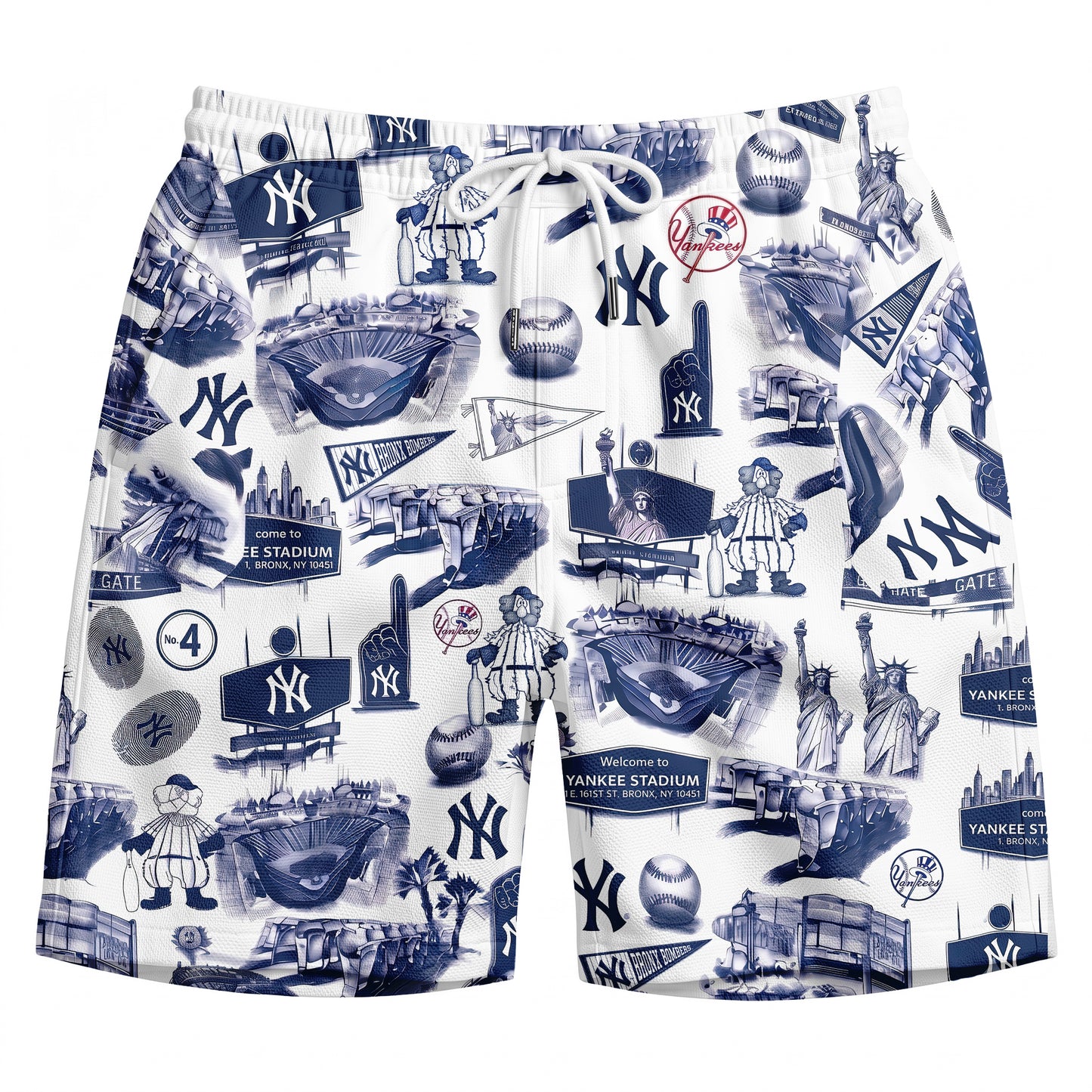 LAD Baseball Stadium SGA Blue Vibe Unisex Hawaiian Shirt