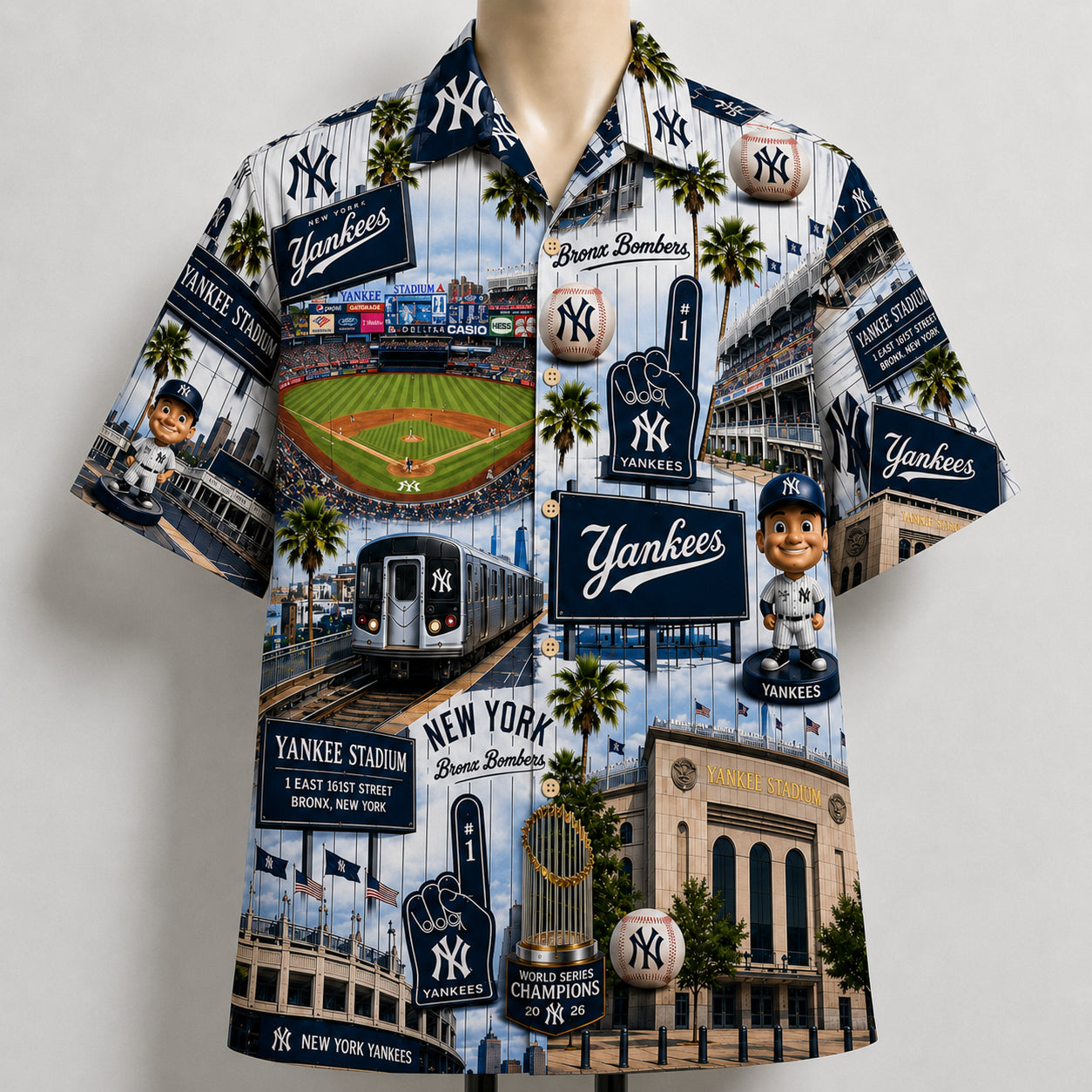 All Baseball Teams Iconic Moments Aloha Shirt for Baseball Fans Button Up Unisex Hawaiian Shirt For Men and Women