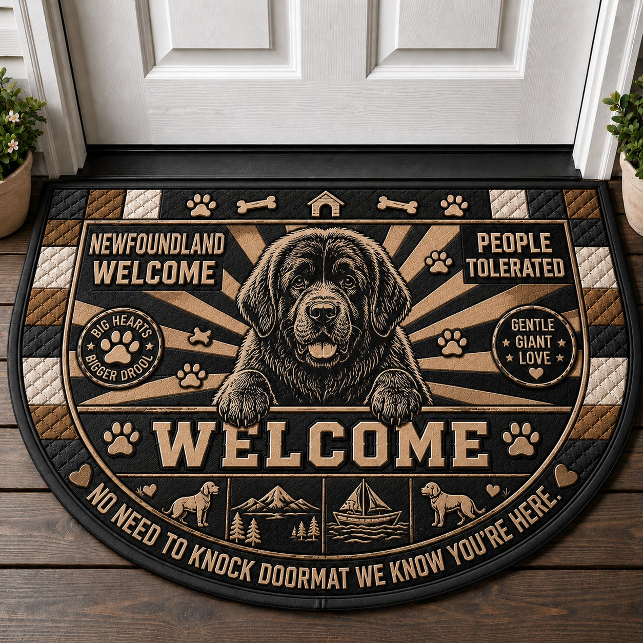 Alfombra personalizada de bienvenida premium de equipo de la MLB – Felpudo de béisbol personalizado