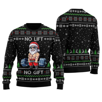 Santa Swoleman Women's Ugly Christmas Sweater