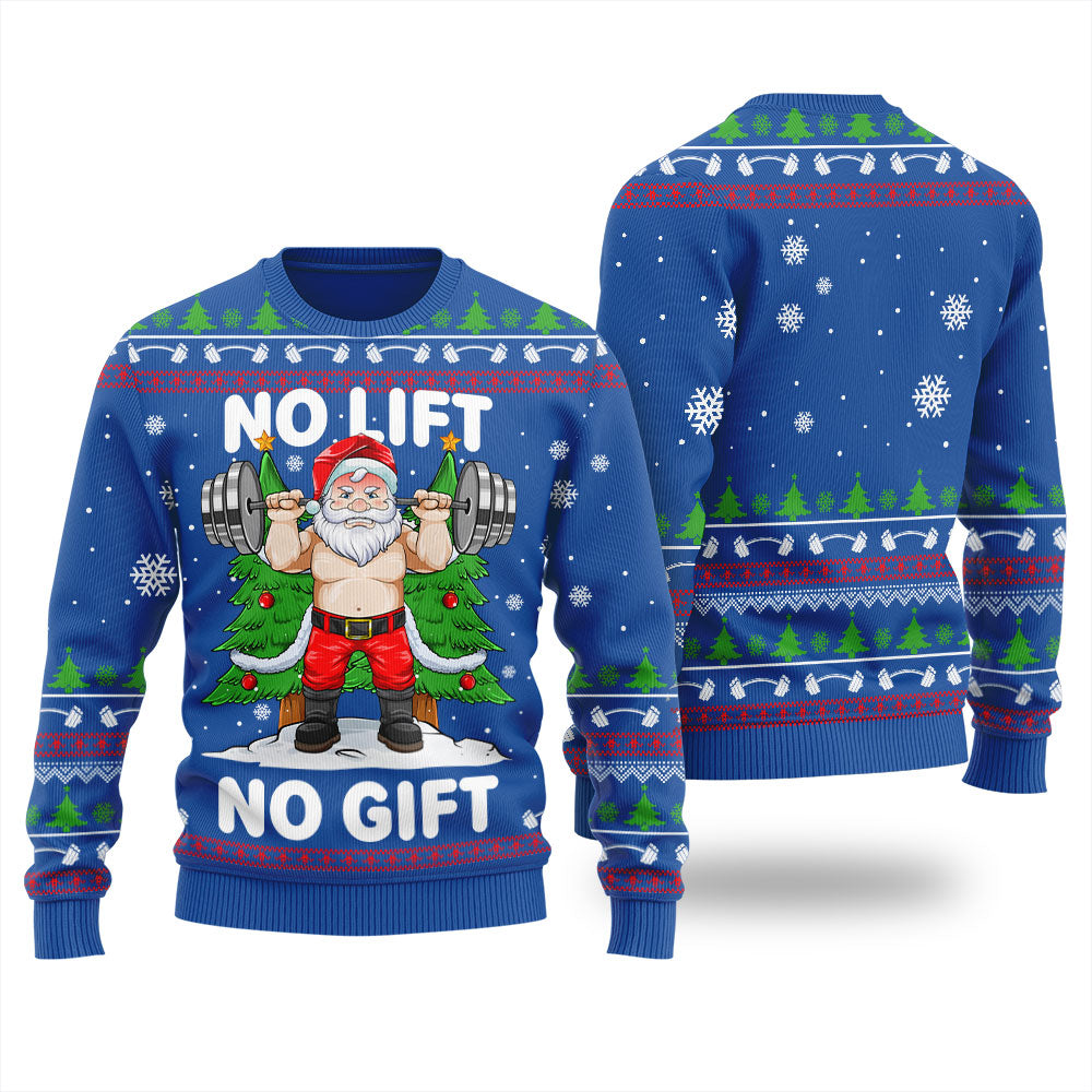 Funny Santa Squatting Ugly Sweater For Men