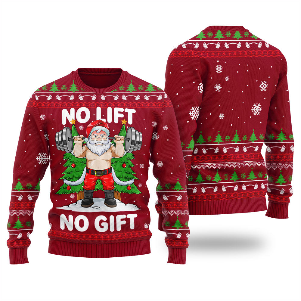 Funny Santa Squatting Ugly Sweater For Men