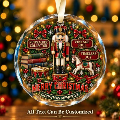 Nutcracker Collector Personalized Glass Ornament | 5To9Vibe
