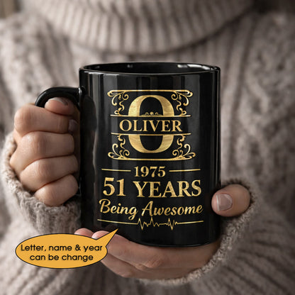 11oz Ceramic Mug Age personalized name, year, letter for birthday - 11oz Ceramic Mug Hot Sale