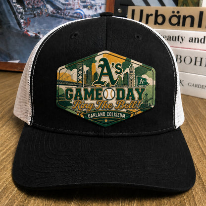 All Teams Baseball Game Day Leather Patch Premium Mesh Snap Back Cap | Trucker Cap