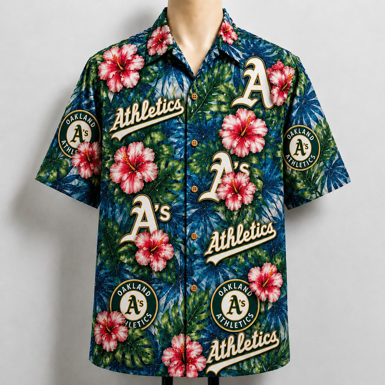 All Baseball Teams Paradise Hibiscus Button-Up Unisex Hawaiian Shirt For Men and Women