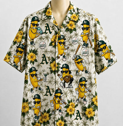 All Baseball Teams banana Hibiscus Flower Beach Vibe Aloha Premium Unisex Hawaiian Shirt For Men and Women
