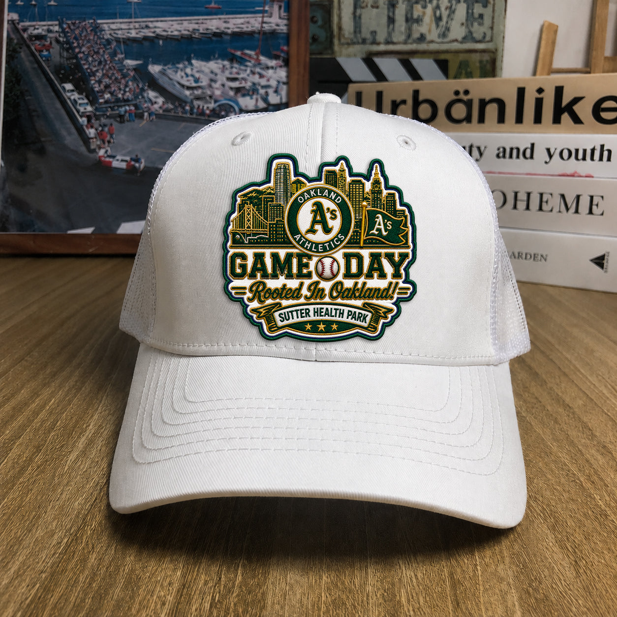 Baseball Trucker Cap All Teams Embroidered Logo Premium Trucker Cap