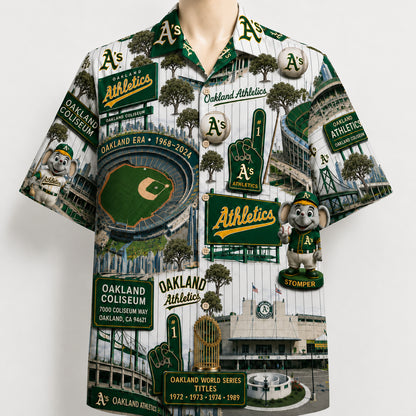 All Baseball Teams Iconic 2 Moments Aloha Shirt for Baseball Fans Button-Up Unisex Hawaiian Shirt For Men and Women