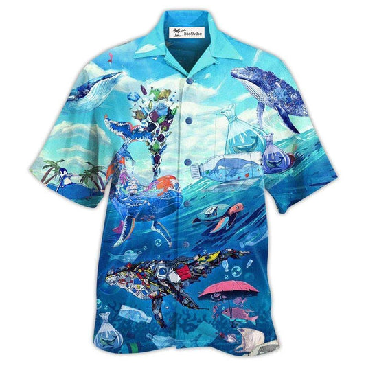 Hawaiian Shirt / Adults / S Ocean Save The Ocean - Hawaiian Shirt 