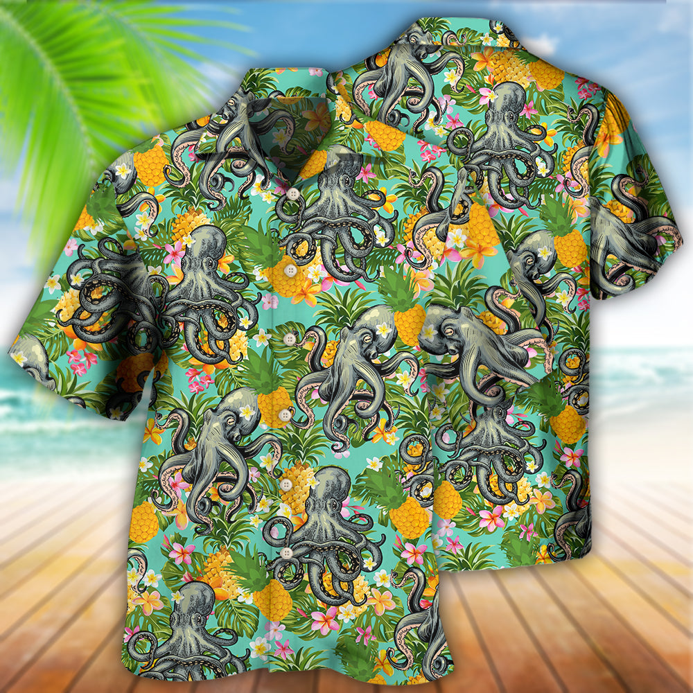 Octopus Tropical Peace Life Style - Hawaiian Shirt 