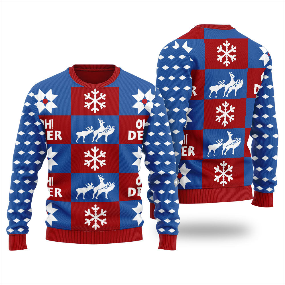 Oh Deer Ugly Christmas Sweater