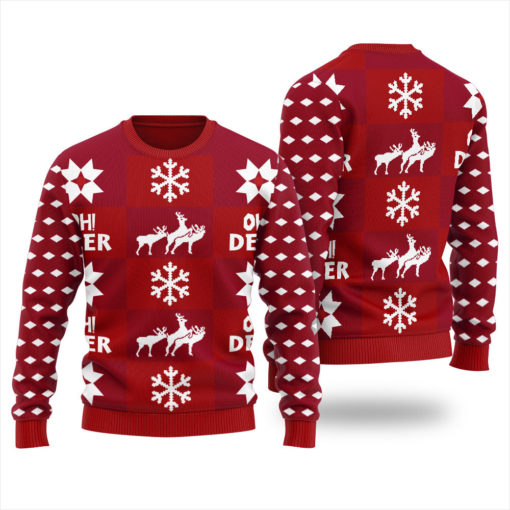 Oh Deer Ugly Christmas Sweater