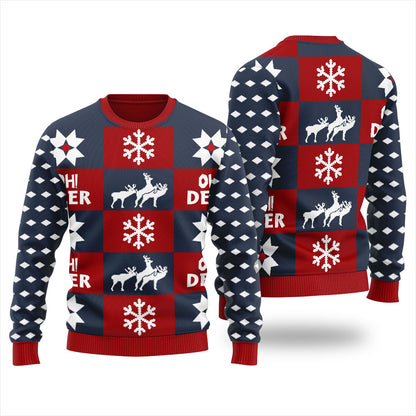 Oh Deer Ugly Christmas Sweater
