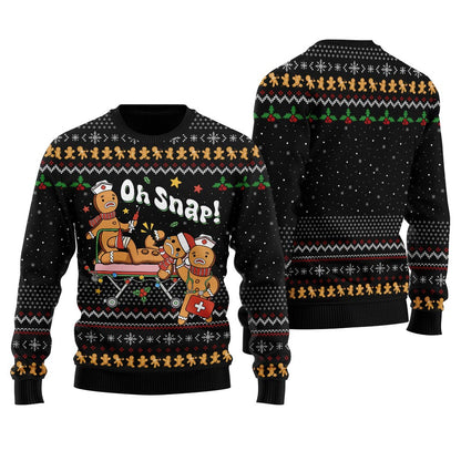 Oh Snap Christmas Cookies Ugly Christmas Sweater