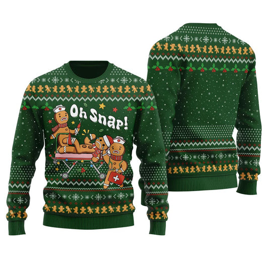 Oh Snap Christmas Cookies Ugly Christmas Sweater