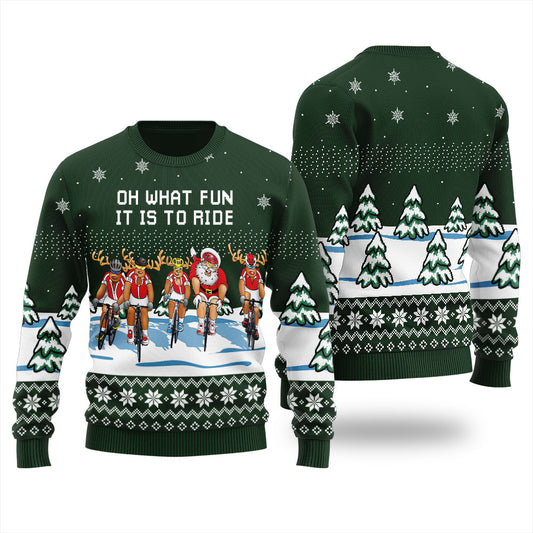 Oh What Fun It Is To Ride Ugly Christmas Sweater