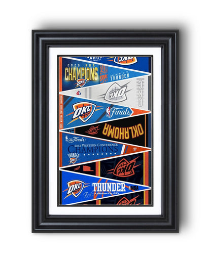 All Basketball Teams Vintage Pennant Anniversary For Fans No Frame Vertical Poster - 5to9vibe