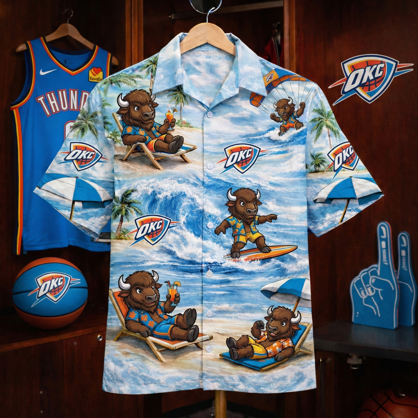 All Basketball Teams Mascot Beach Viber Unisex Hawaiian Shirt For Men & Women