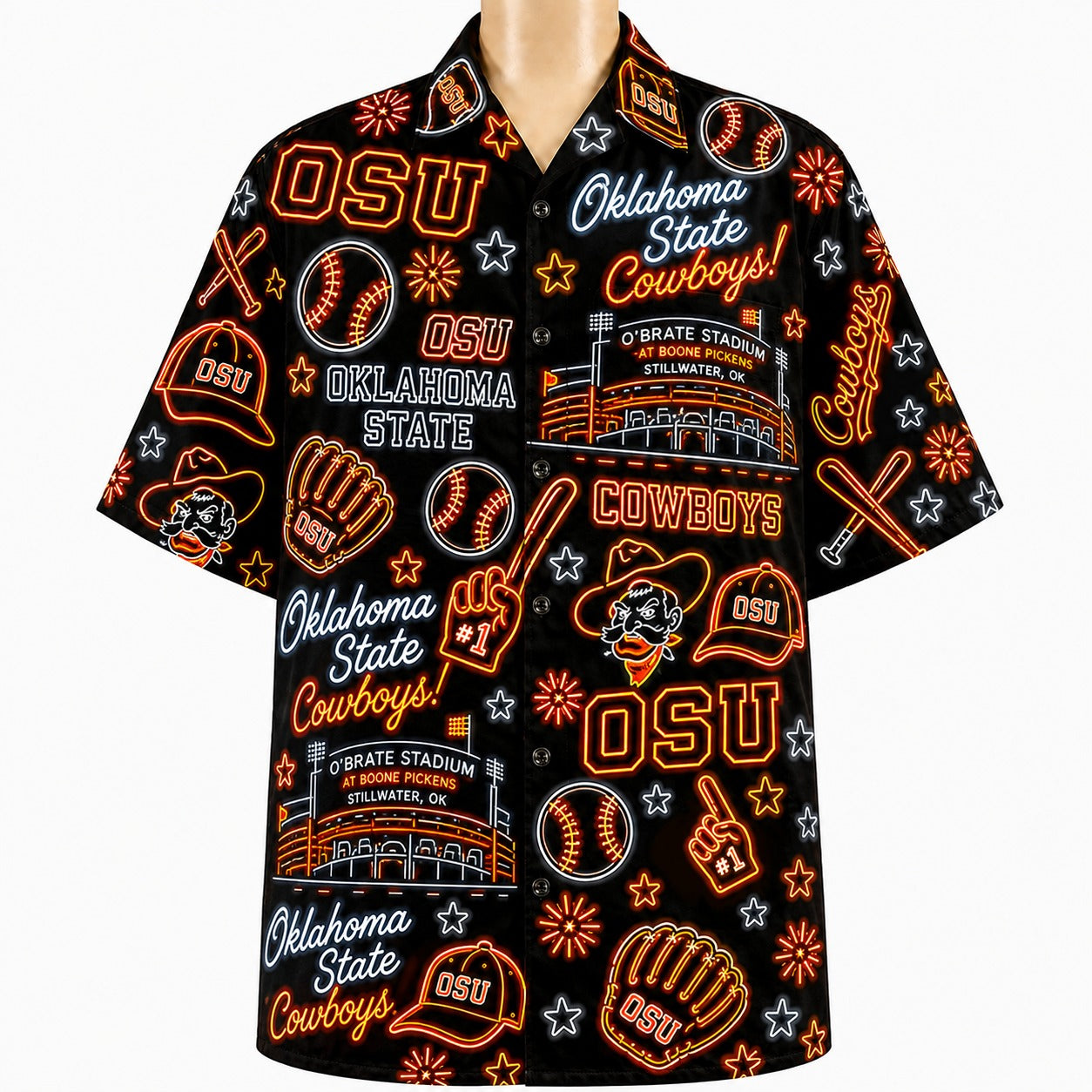 All Baseball College Teams Neon Viber Unisex Hawaiian Shirt For Men & Women