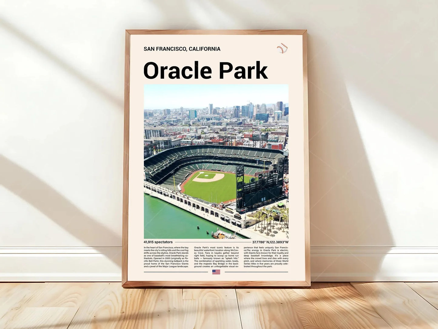 Baseball Stadium Major League Vintage - Vertical Poster - 5to9vibe