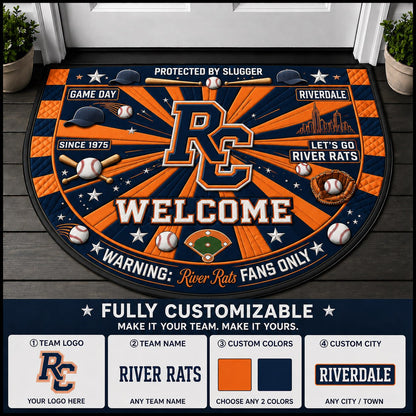 Orange / Navy