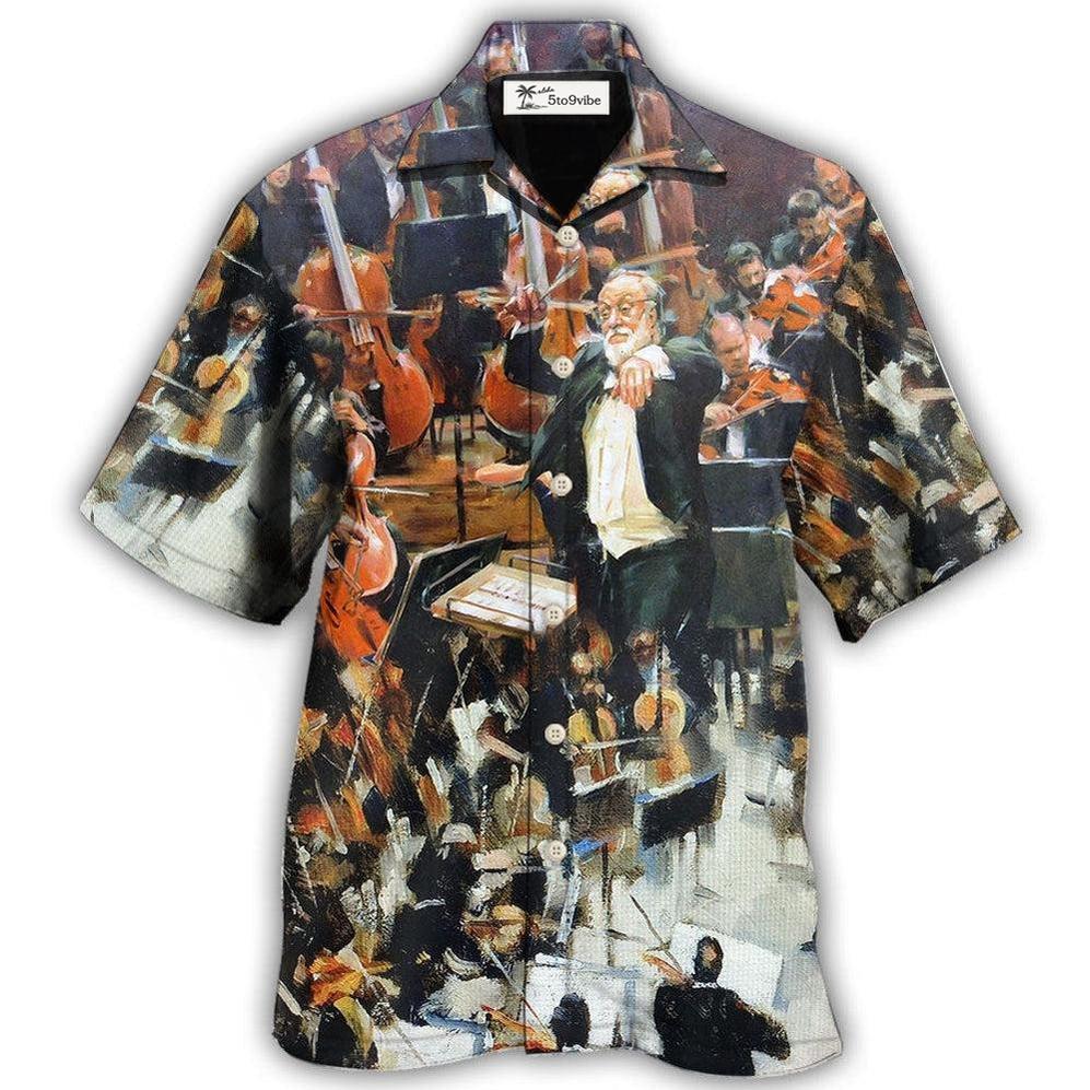 Hawaiian Shirt / Adults / S Orchestra So Excited Music Lover - Hawaiian Shirt 