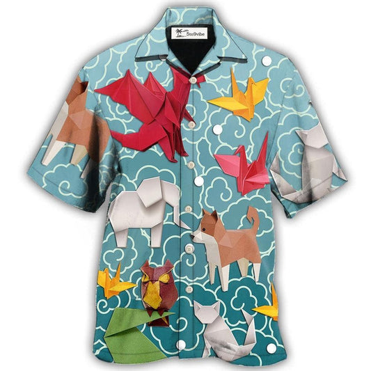 Hawaiian Shirt / Adults / S Origami Lover - Hawaiian Shirt 