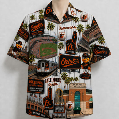 All Baseball Teams Iconic 2 Moments Aloha Shirt for Baseball Fans Button-Up Unisex Hawaiian Shirt For Men and Women