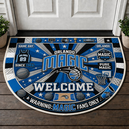 Basketball All Teams Custom Premium Welcome Mat – Personalized Baseball Doormat