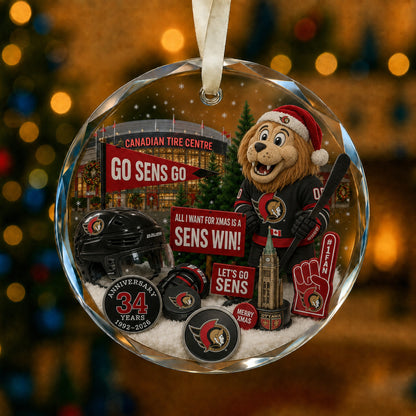 All Hockey Teams Christmas Glass Ornament With Gift Box Trending - 5to9vibe