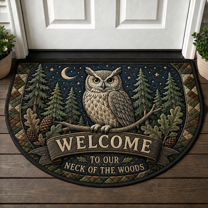 Buffalo Welcome Mat – Wild and Free Rustic Nature Doormat - 5to9vibe
