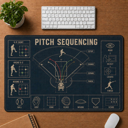 Pitch Sequencing Blueprint Desk Mat | 5To9Vibe