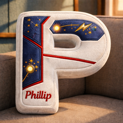 Super Hero and Princess Pillow Custom Name Gift  For Girls, Boys Irregular-Shaped Pillow Custom