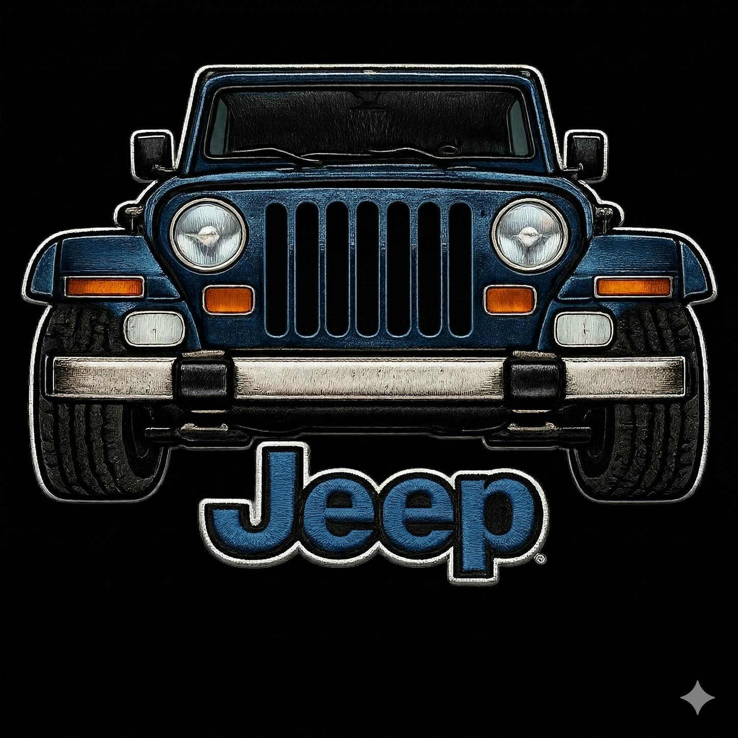 Sudadera prémium unisex Jeep bordada con cremallera de cuarto, suéter con cremallera de cuarto inspirado