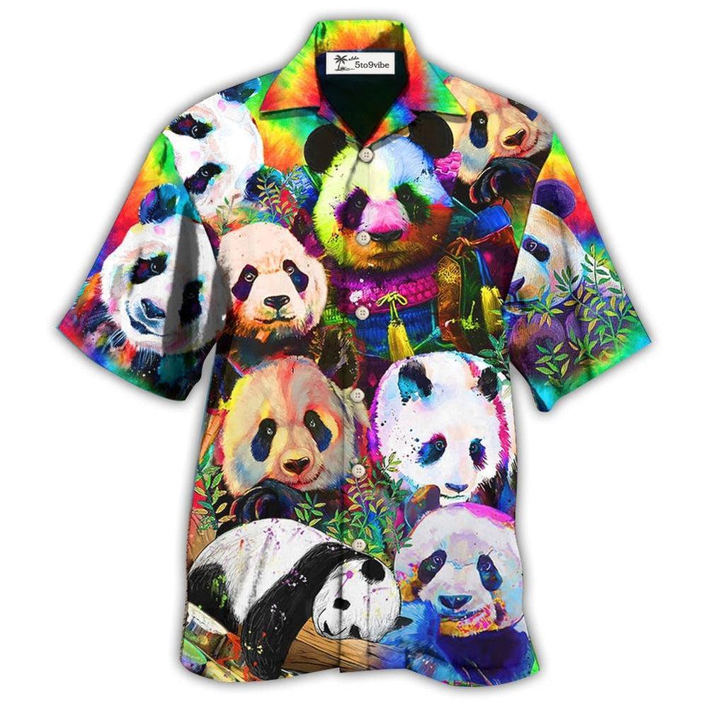 Hawaiian Shirt / Adults / S Panda Colorful Giant - Hawaiian Shirt 