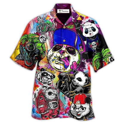 Hawaiian Shirt / Adults / S Panda Love Animals - Hawaiian Shirt 