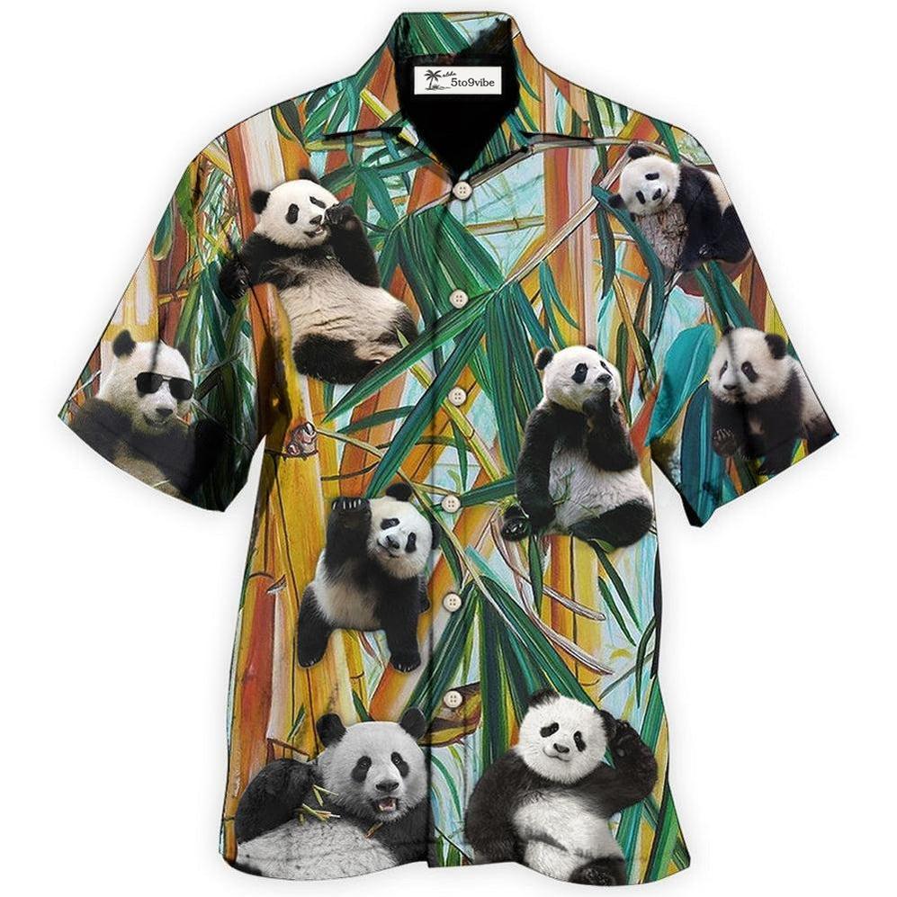 Hawaiian Shirt / Adults / S Panda Cute Panda Play Alone - Hawaiian Shirt 