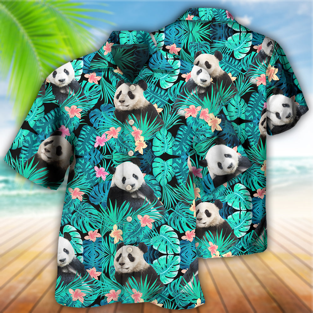 Panda Tropical Summer - Hawaiian Shirt 