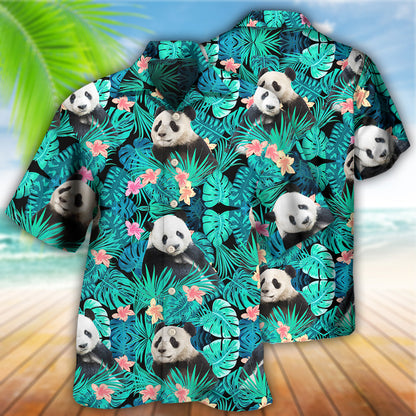Panda Tropical Summer - Hawaiian Shirt 