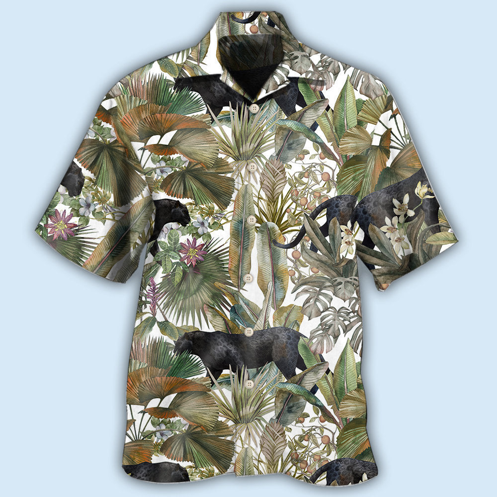 Panther Tropical Leaf - Hawaiian Shirt 